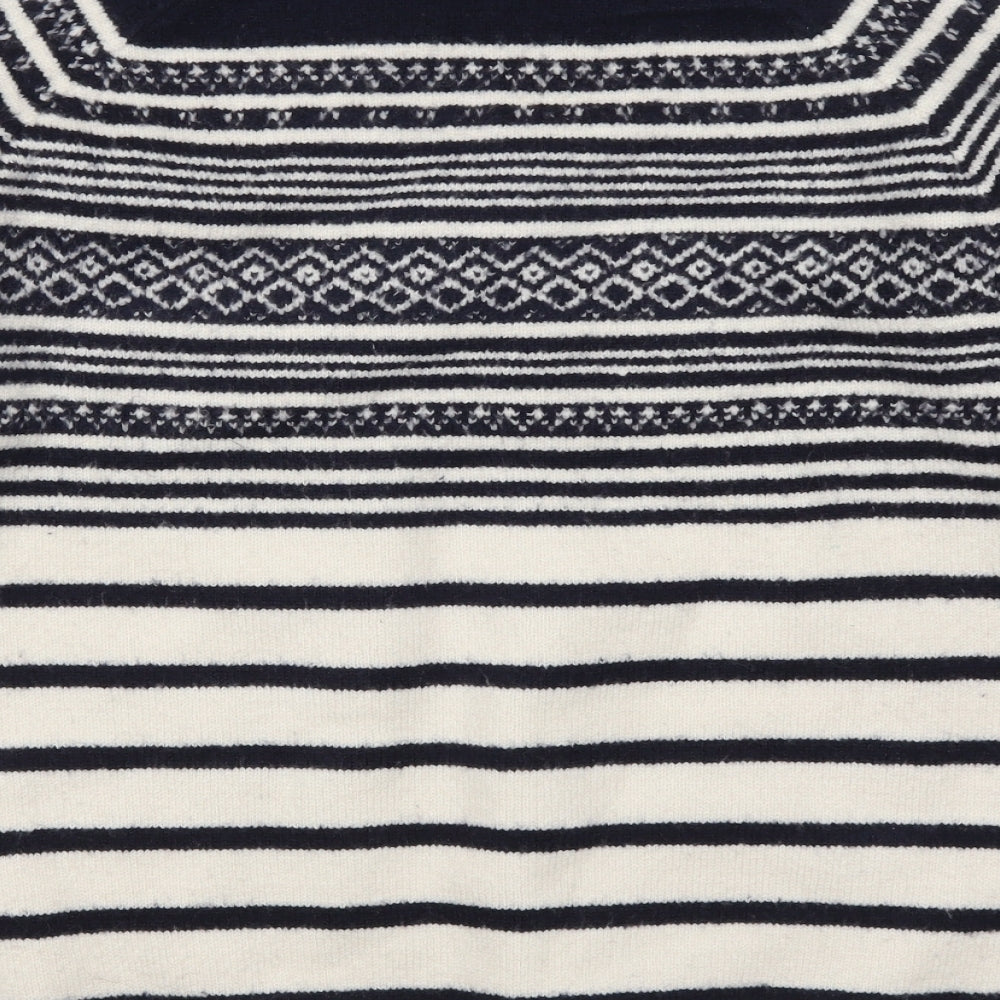 TU Womens Blue Striped  Pullover Jumper Size 14