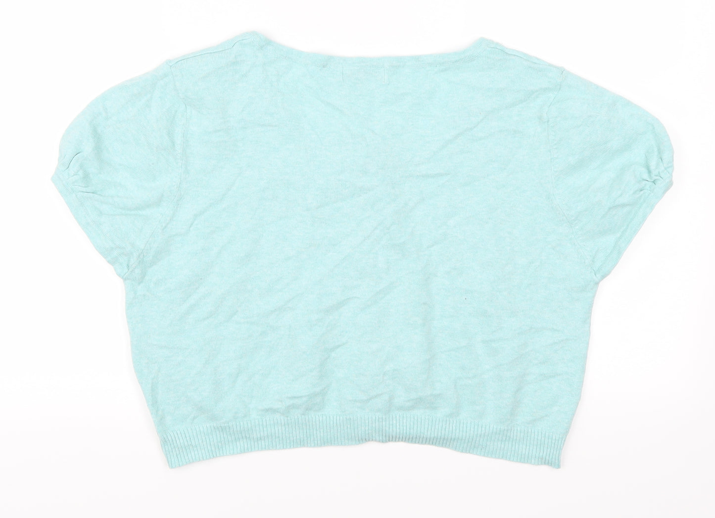 Papaya Womens Blue   Cardigan Jumper Size 20