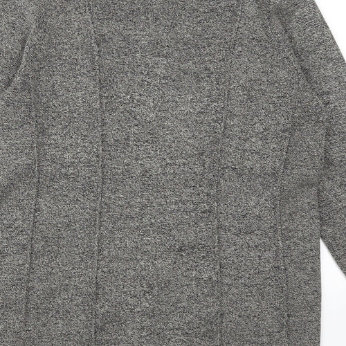 Platinum Womens Grey   Cardigan Jumper Size M