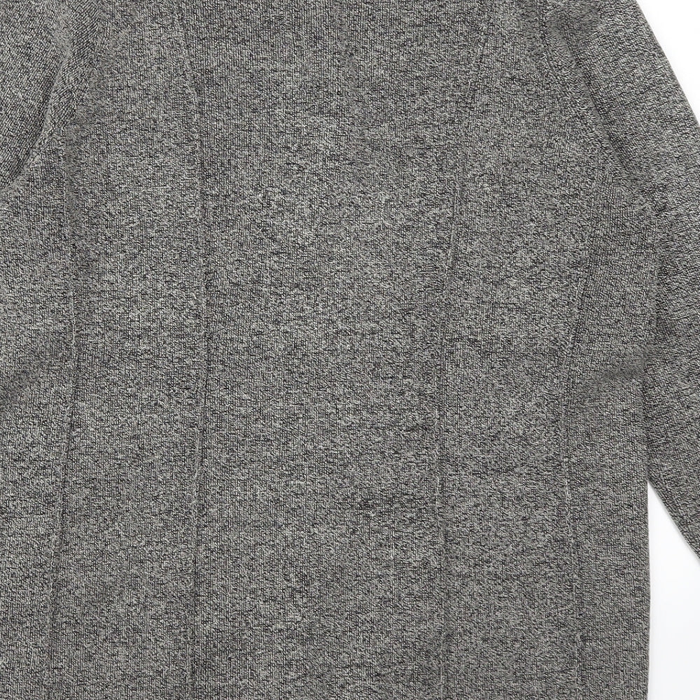 Platinum Womens Grey   Cardigan Jumper Size M