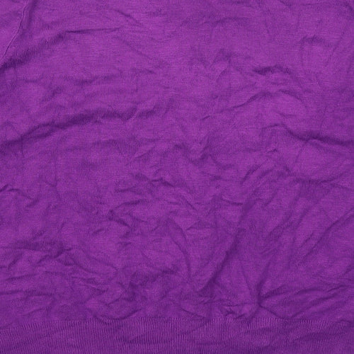 Marks and Spencer Womens Purple   Cardigan Jumper Size 18