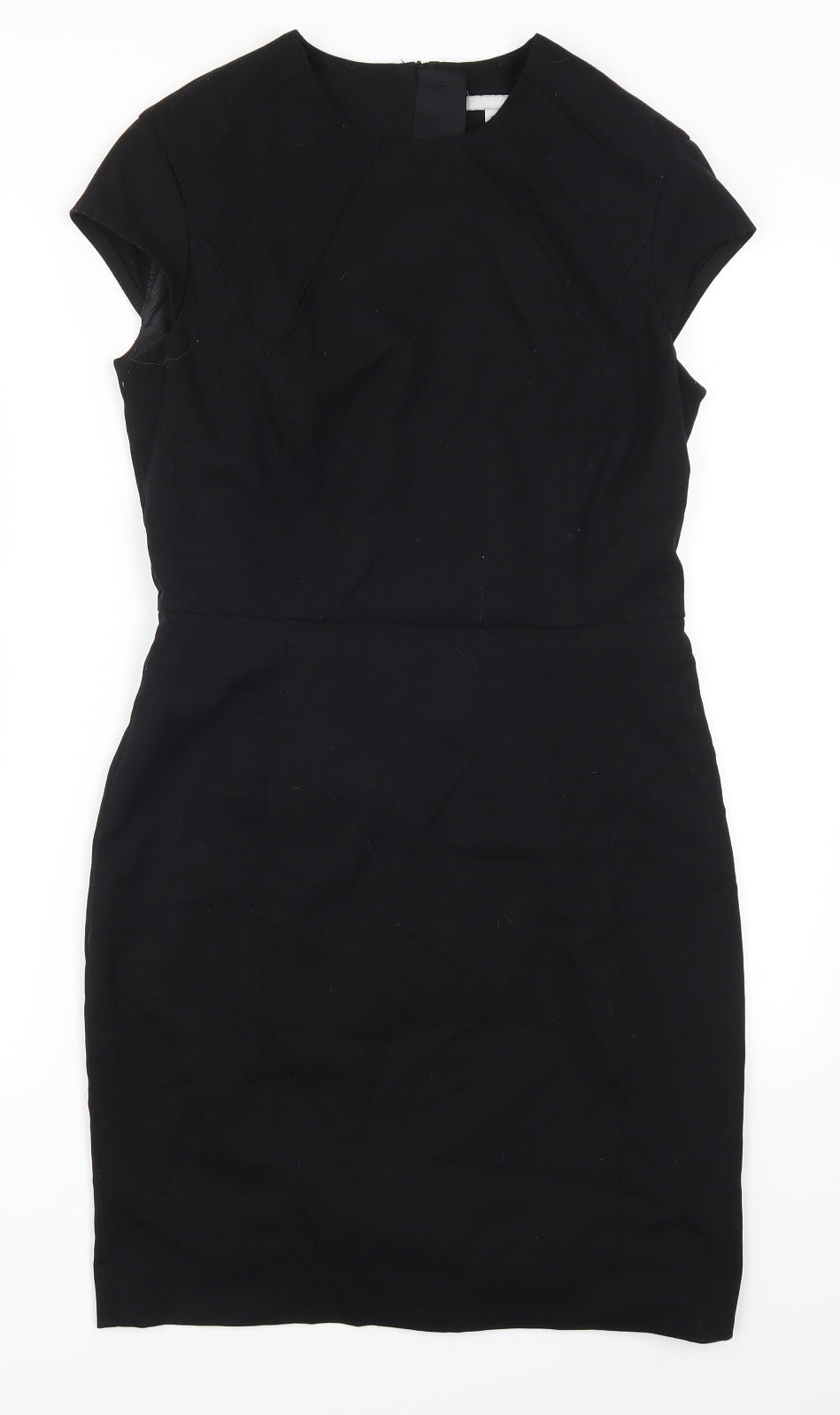 H&M Womens Black   Pencil Dress  Size 12