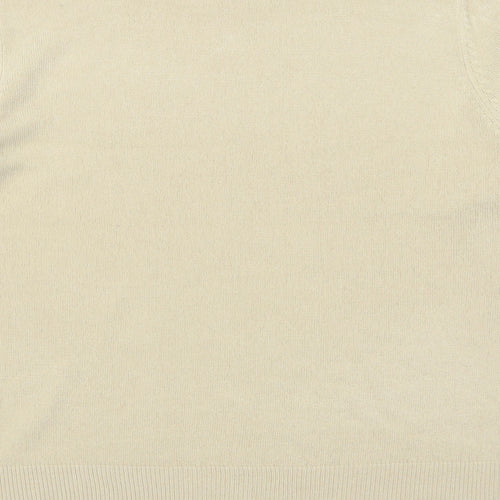 Debbie Morgan Womens Beige   Pullover Jumper Size M