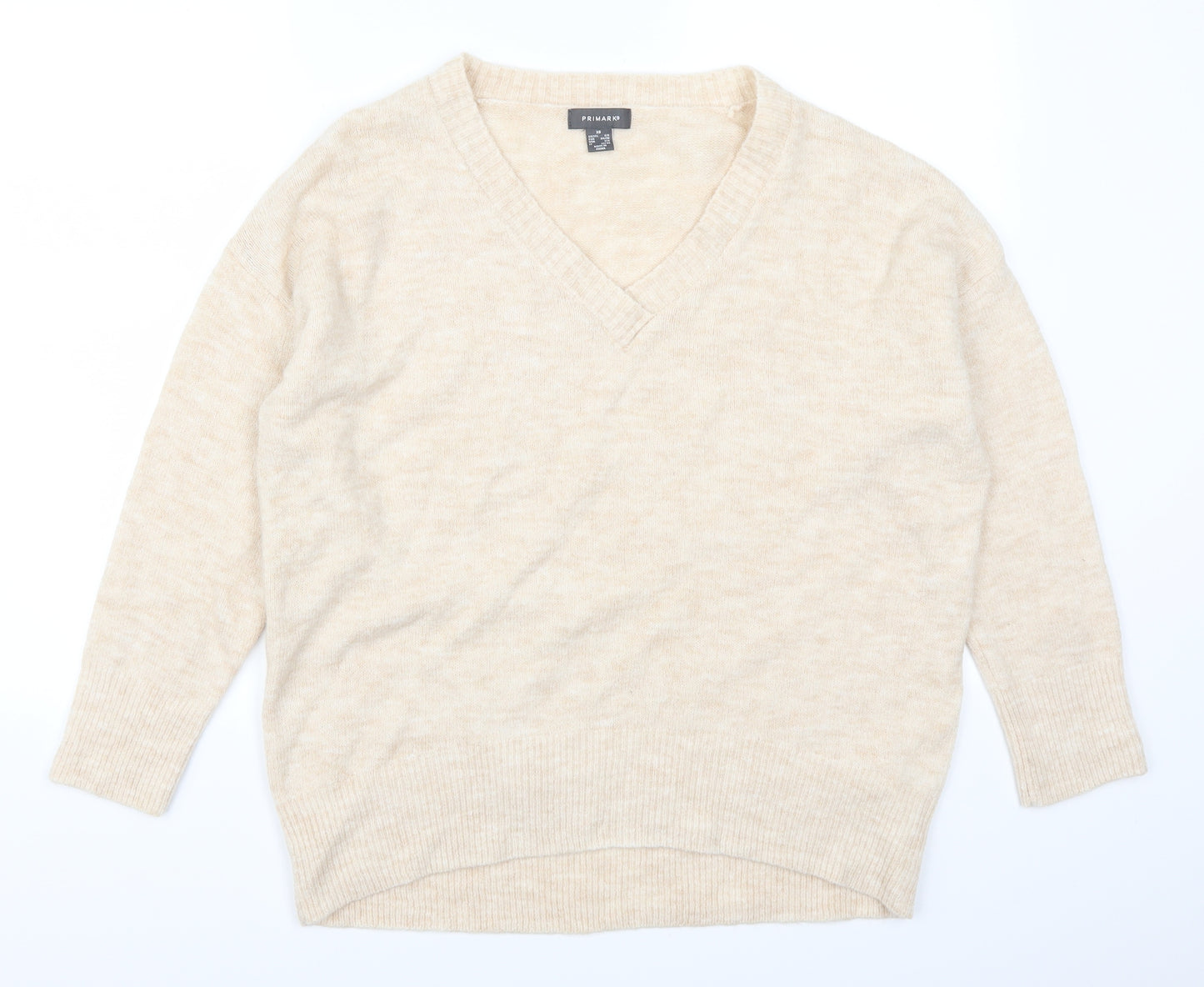 Primark Womens Beige   Pullover Jumper Size 6