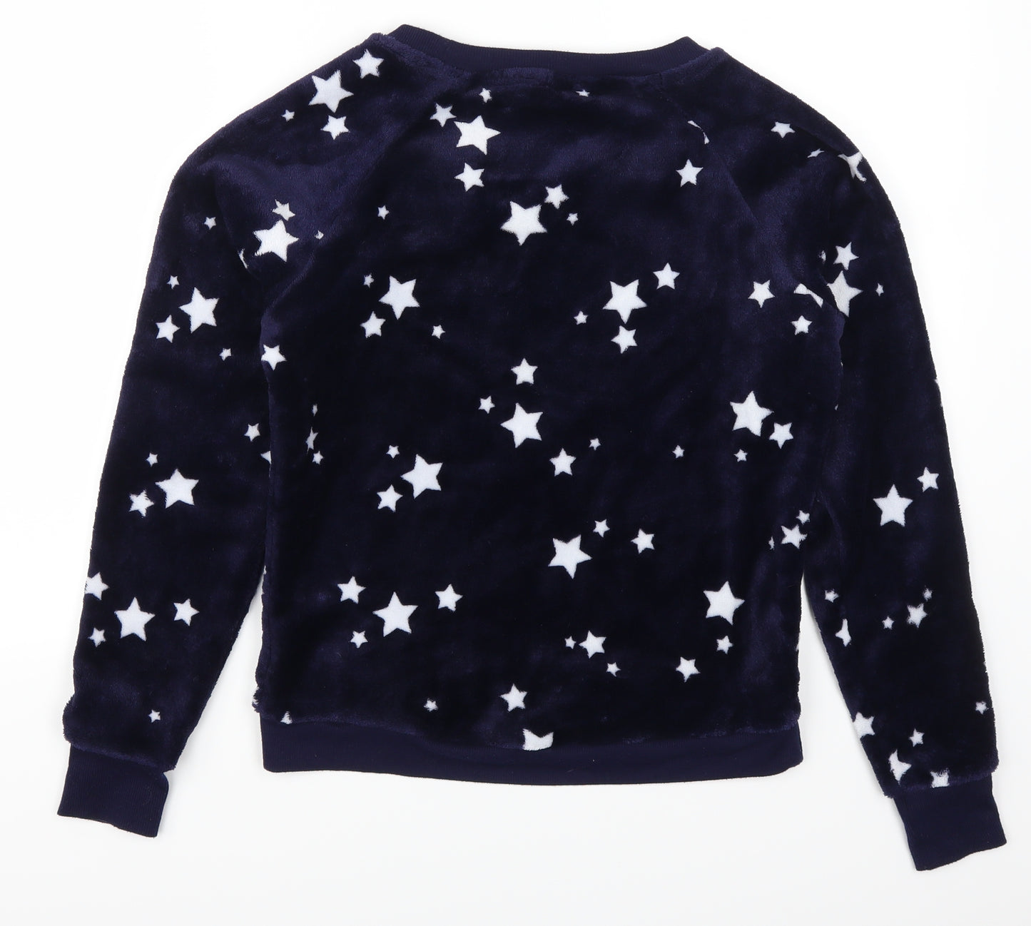 New Look Womens Blue Geometric  Top Pyjama Top Size 8  - Stars