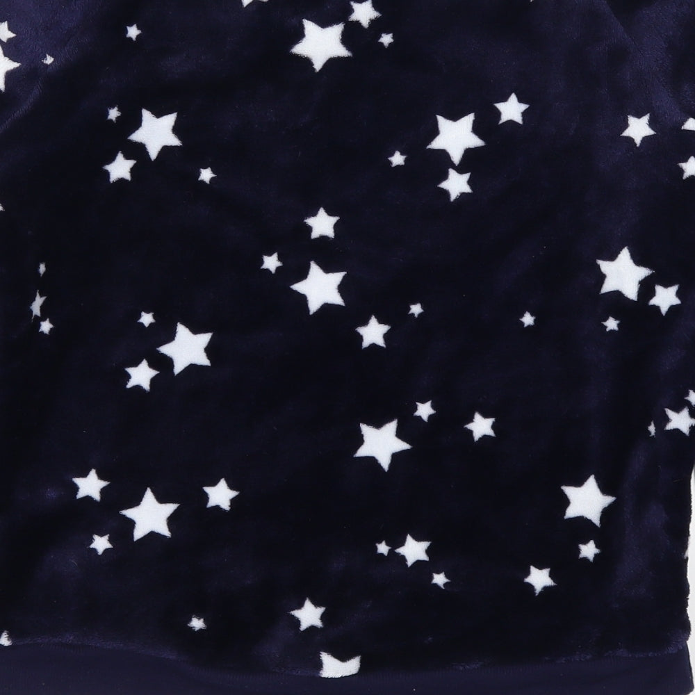 New Look Womens Blue Geometric  Top Pyjama Top Size 8  - Stars