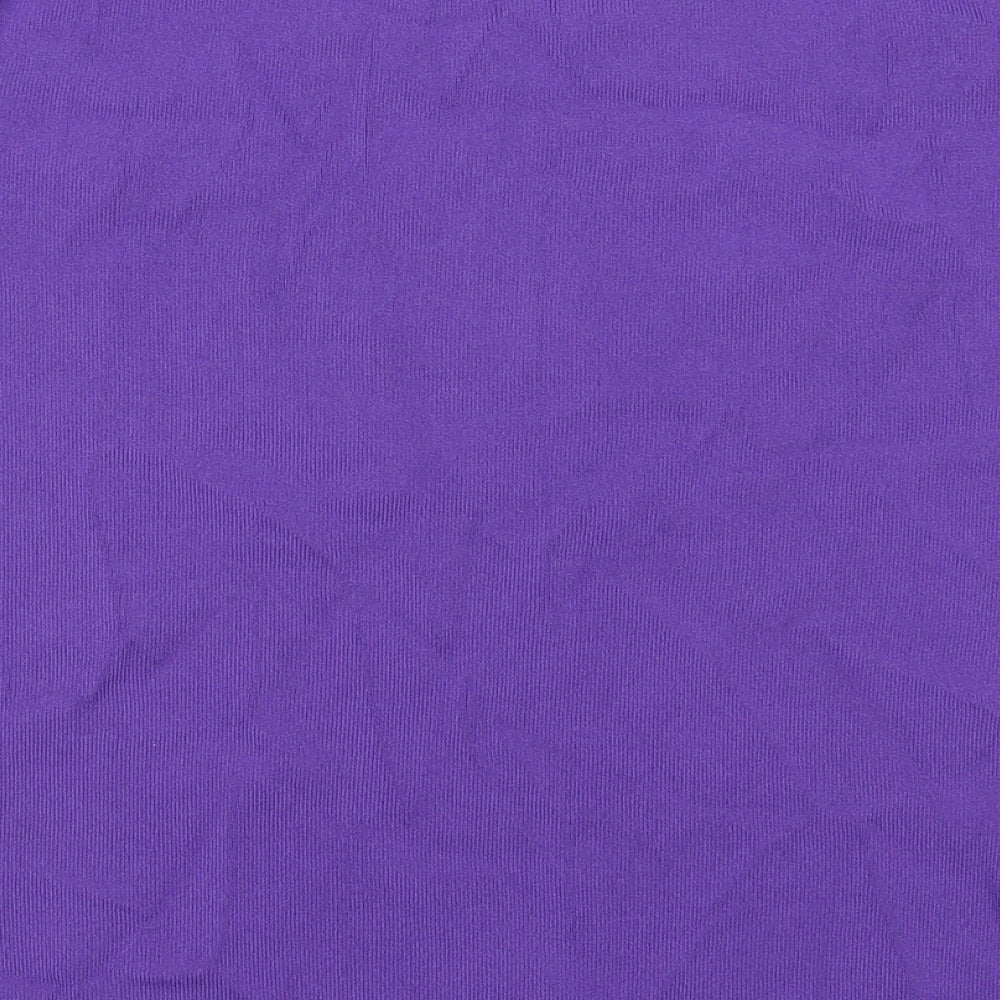Just Elegance Womens Purple   Basic T-Shirt Size M
