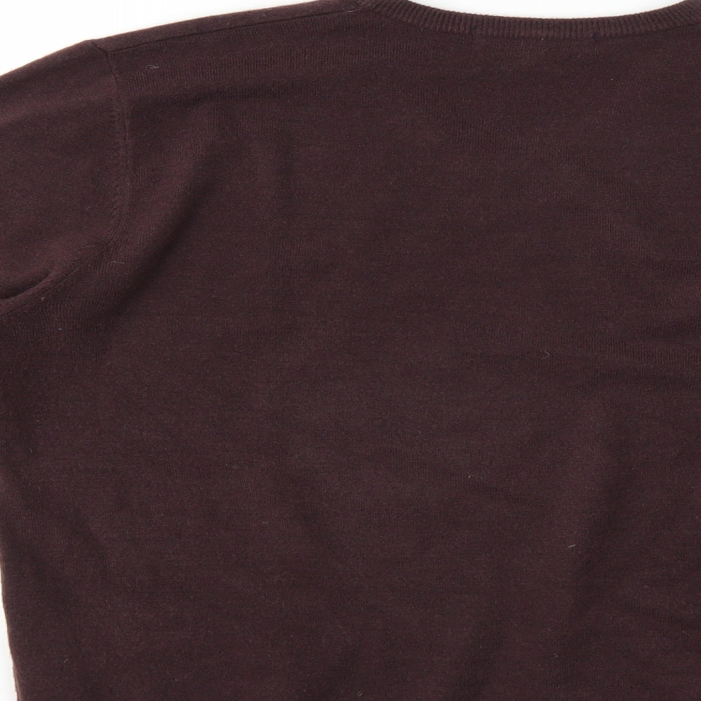 Marks and Spencer Mens Brown   Pullover Jumper Size L
