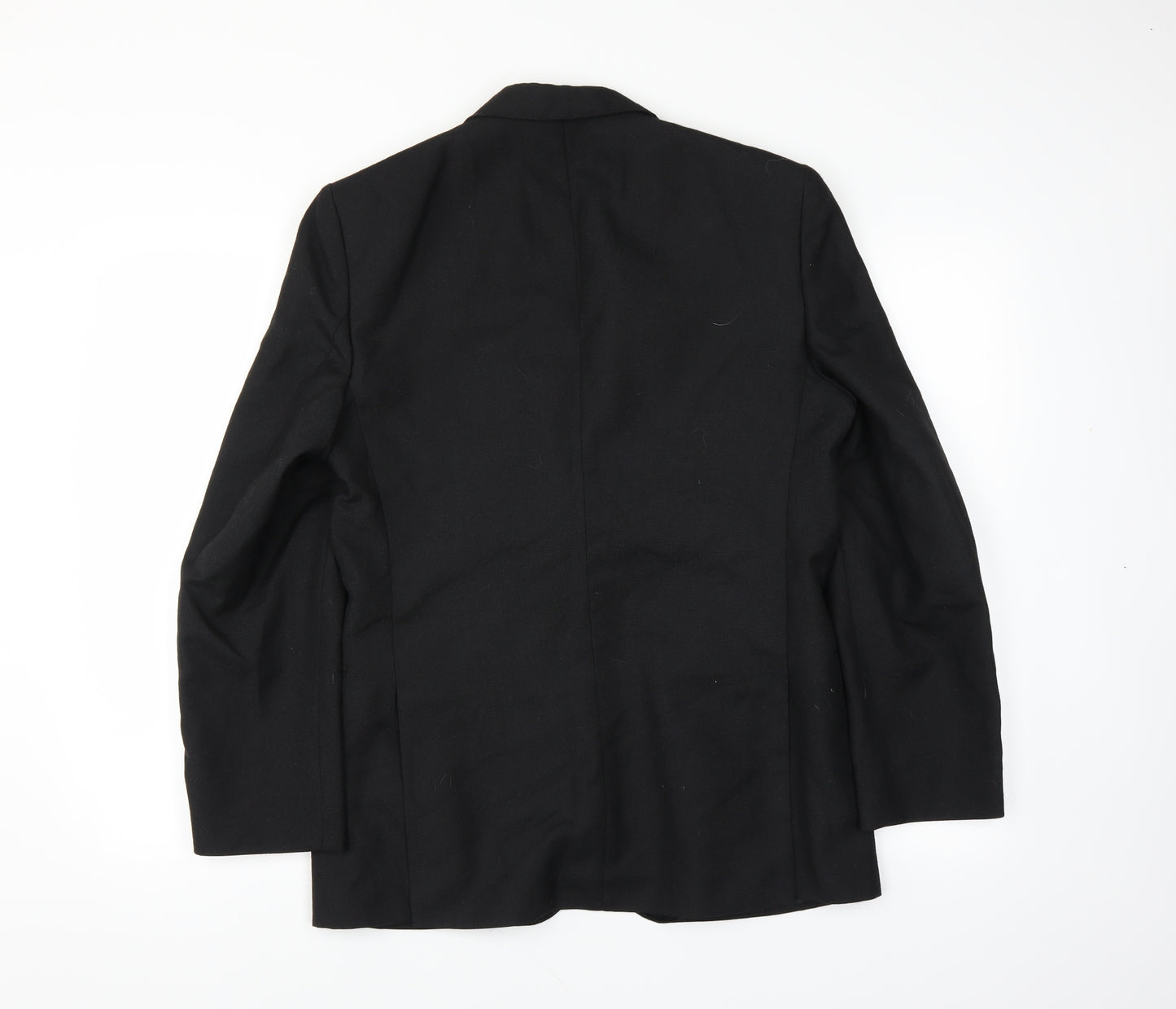 Trevira Mens Black   Jacket Suit Jacket Size 38