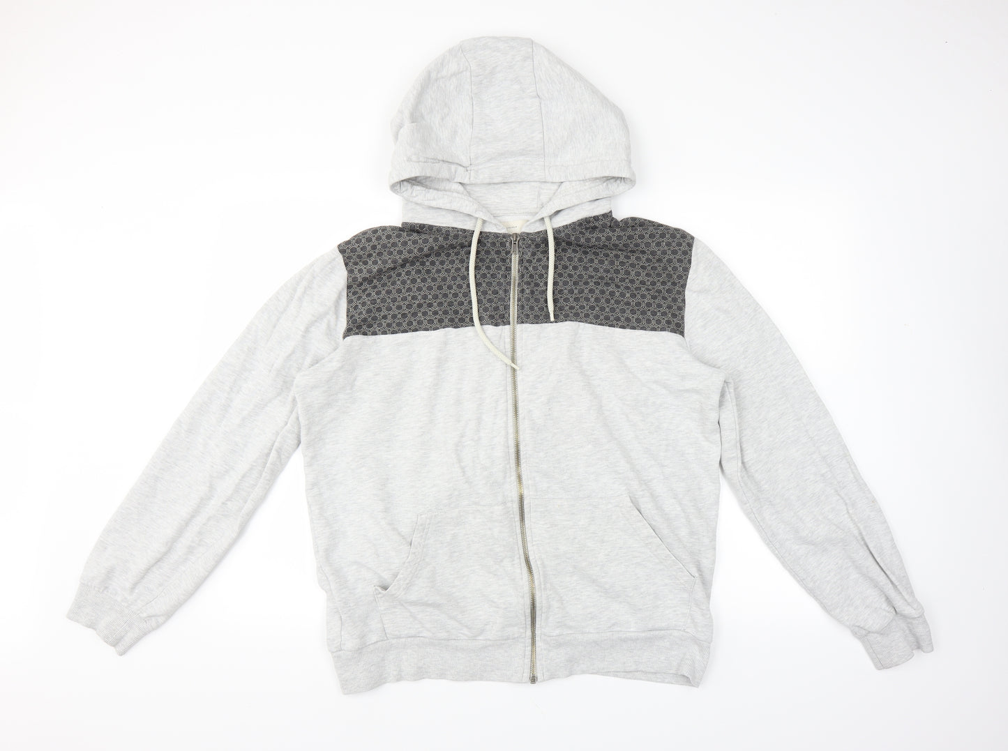 River Island Womens Grey   Full Zip Hoodie Size XL