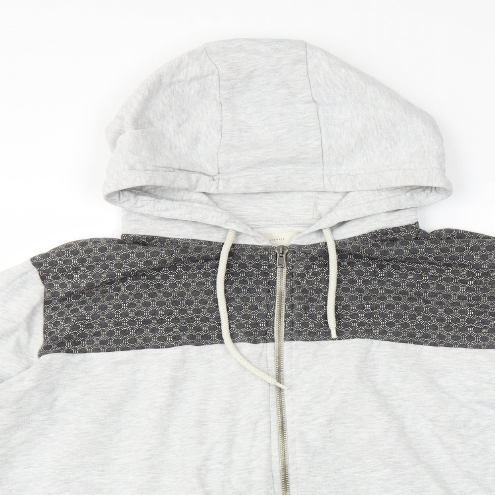 River Island Womens Grey   Full Zip Hoodie Size XL