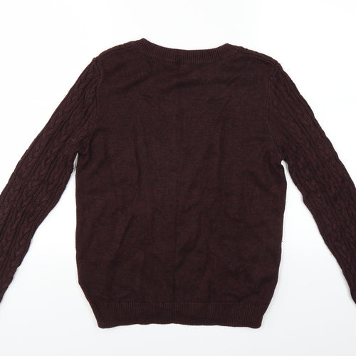 H&M Womens Purple   Pullover Jumper Size M