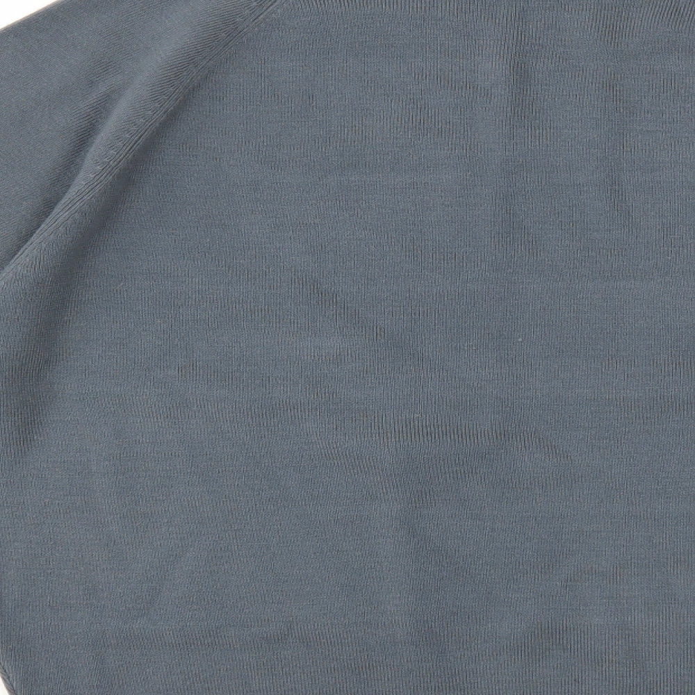 Daniel Reed Mens Grey Striped  Pullover Jumper Size S