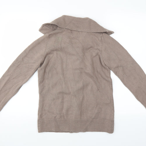 Marks and Spencer Womens Brown   Cardigan Jumper Size 10