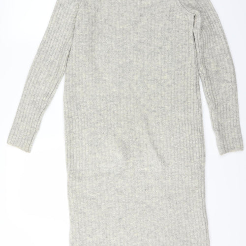 Marks and Spencer Womens Grey   Jumper Dress  Size 10