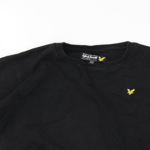 Lyle & Scott Boys Black   Pullover Sweatshirt Size 12-13 Years