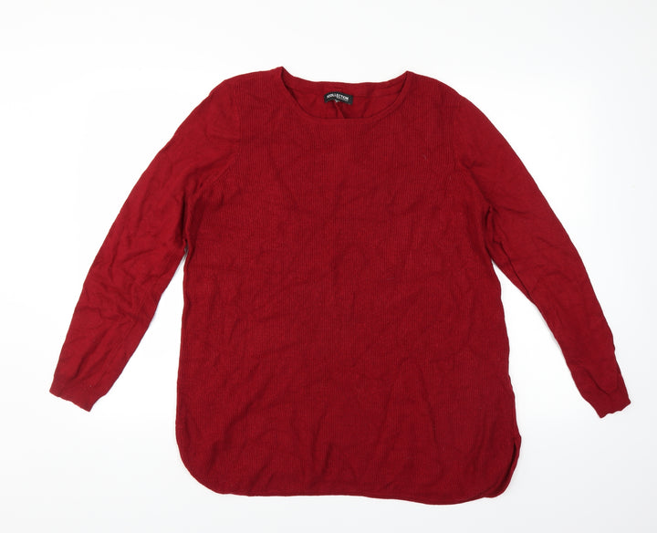 Debenhams Womens Red   Pullover Jumper Size 16