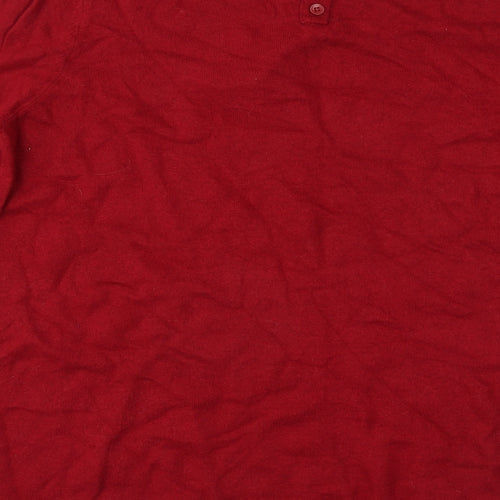 Debenhams Womens Red   Pullover Jumper Size 16