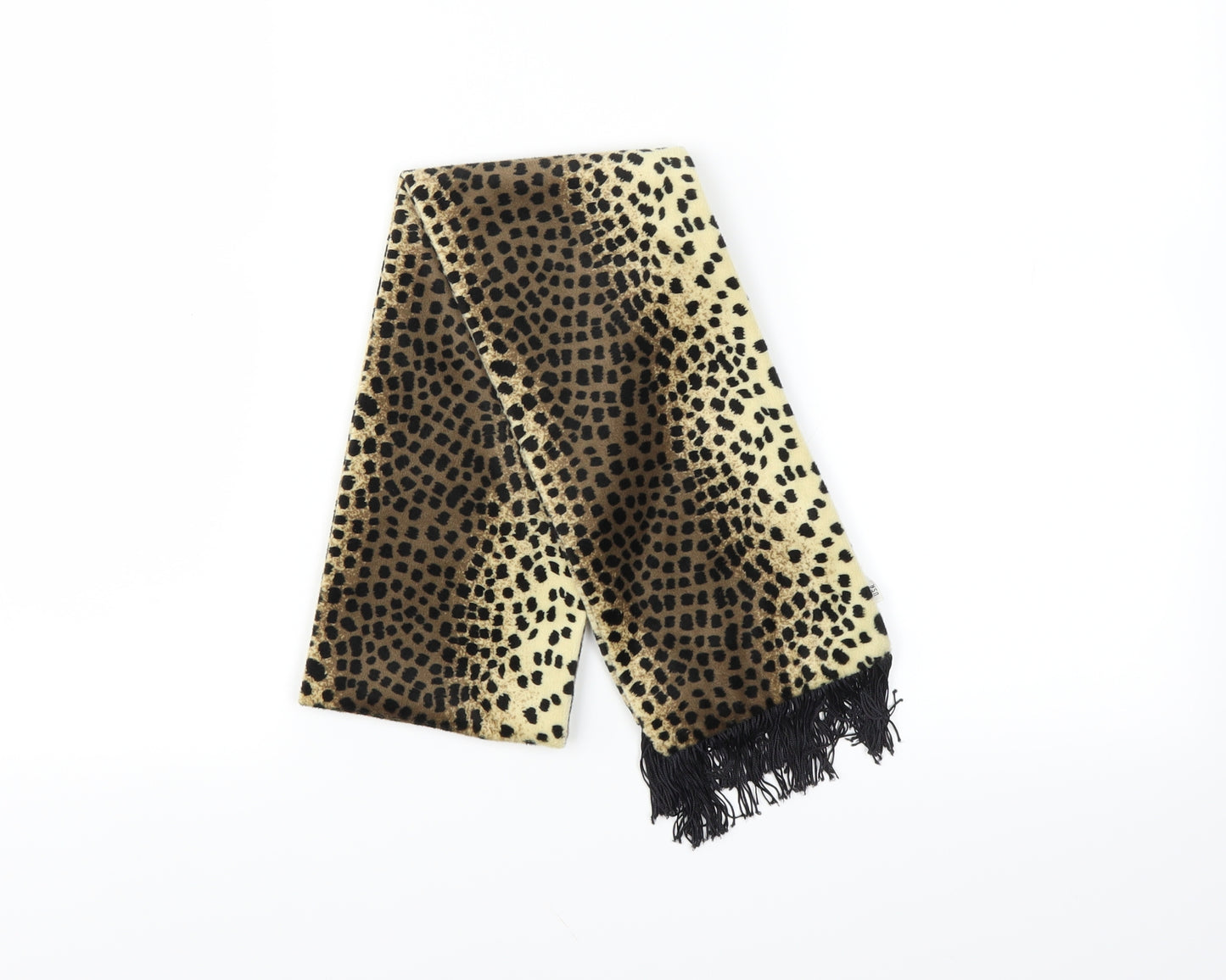 Preworn Womens Brown Animal Print   Scarf