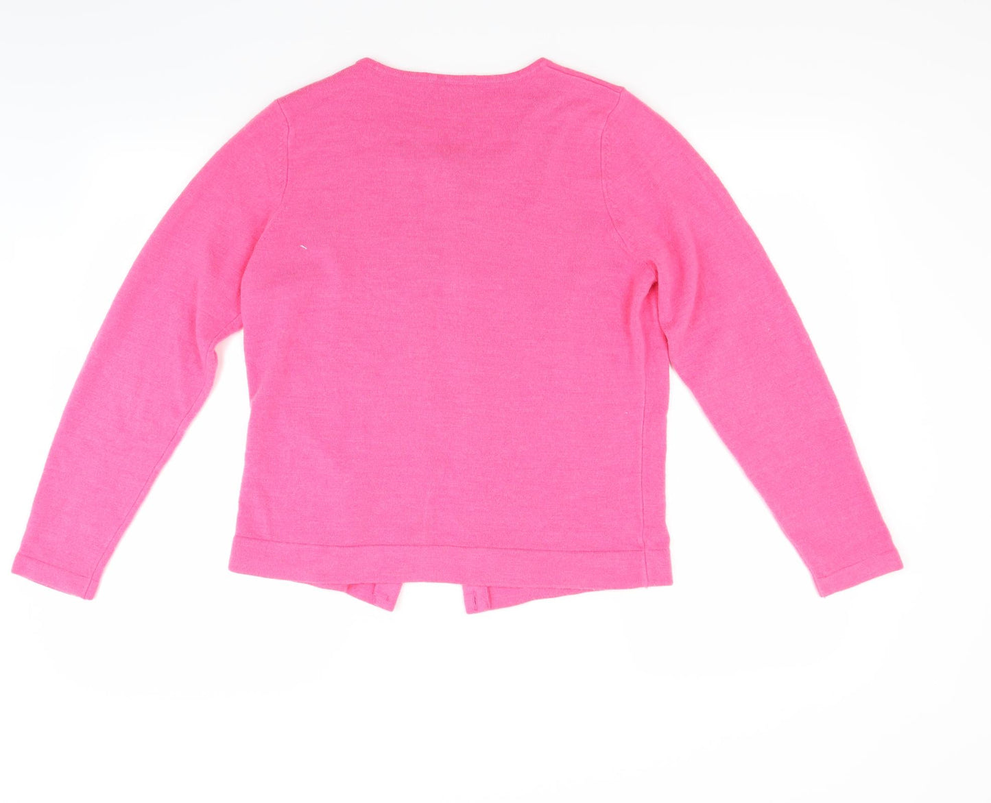 Marks and Spencer Womens Pink   Cardigan Jumper Size 12
