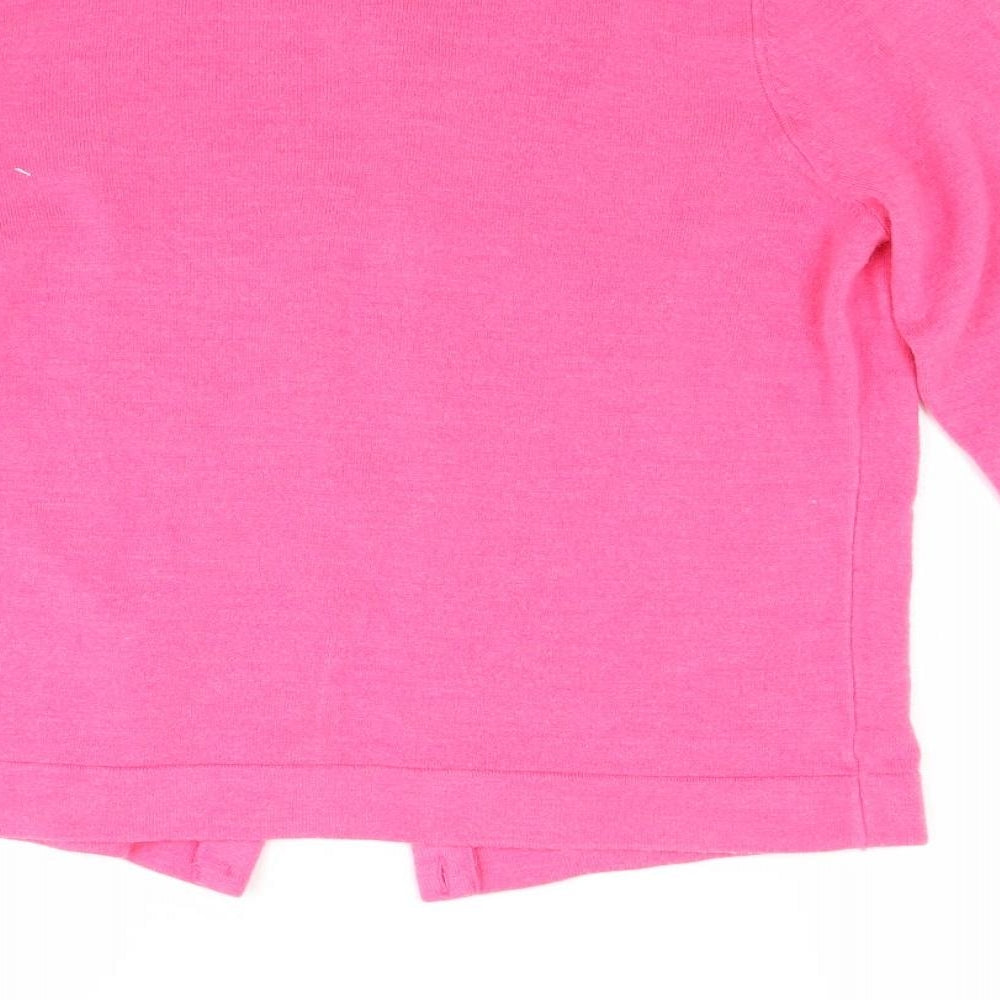 Marks and Spencer Womens Pink   Cardigan Jumper Size 12