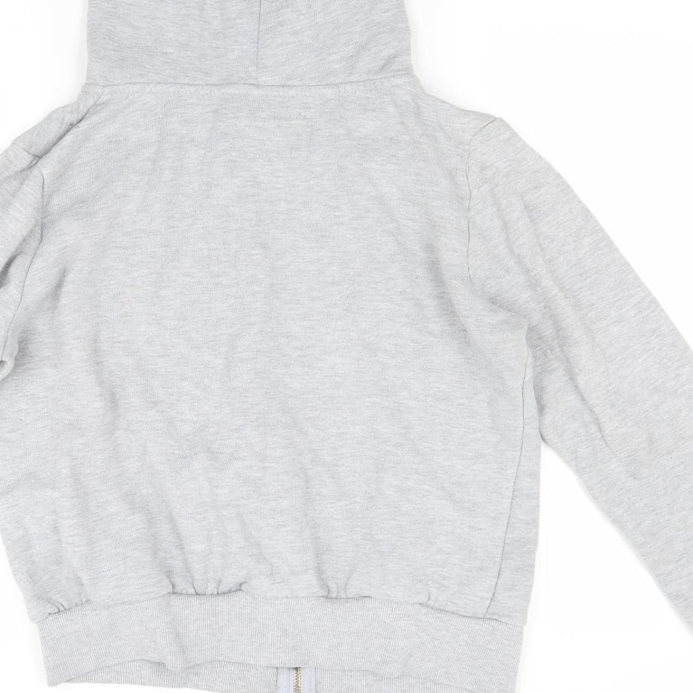 Primark Girls Grey   Full Zip Hoodie Size 14 Years