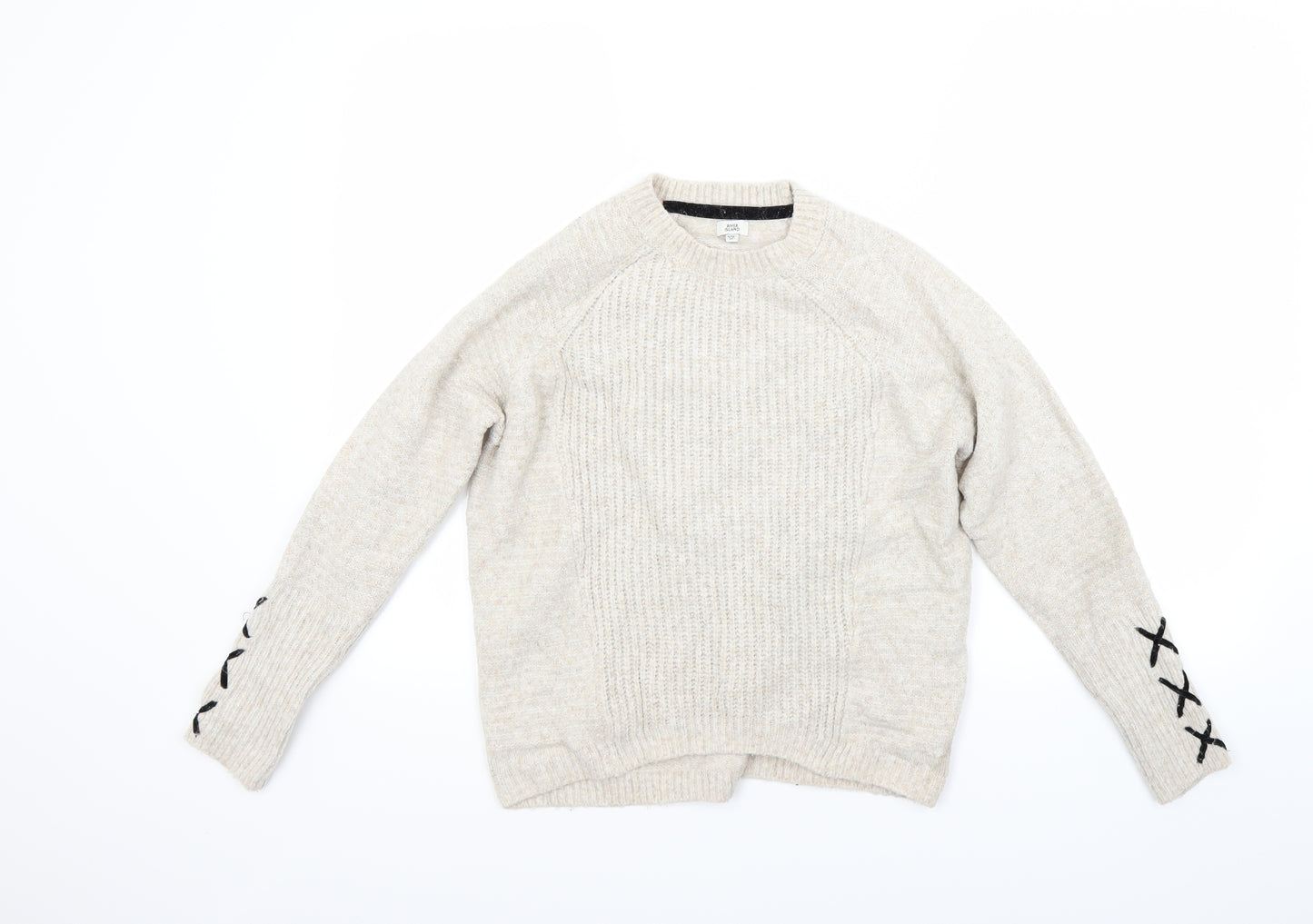 River Island Girls Beige   Pullover Jumper Size 11-12 Years