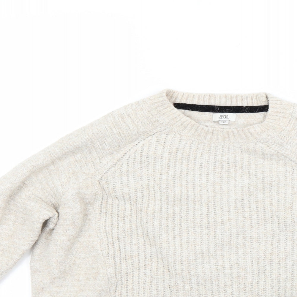 River Island Girls Beige   Pullover Jumper Size 11-12 Years