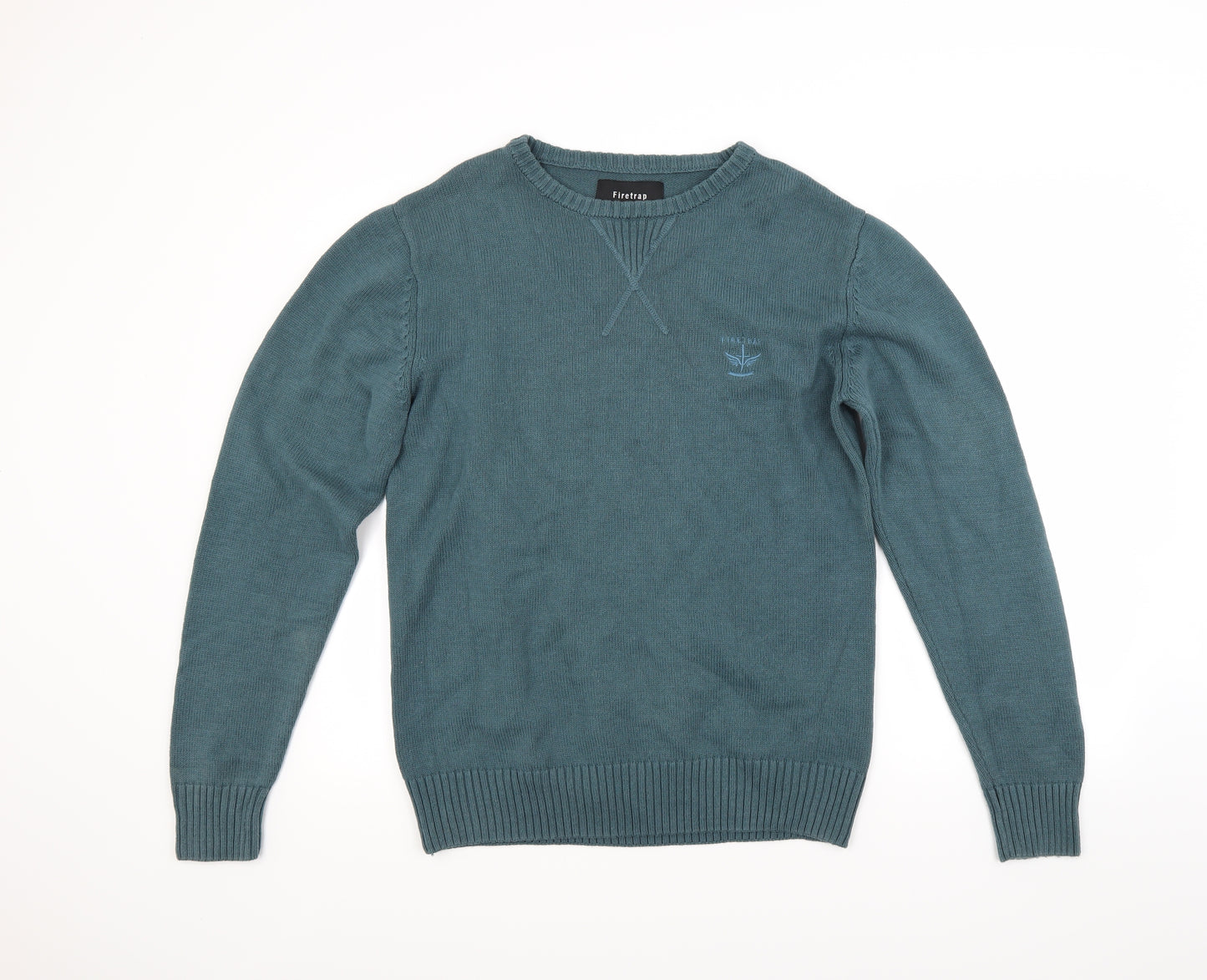 Firetrap Mens Green   Pullover Jumper Size L