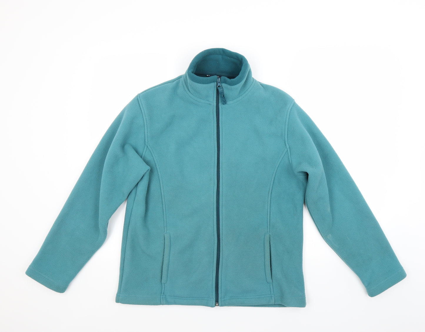 Sarah Hamilton Womens Green  Fleece Jacket Coat Size L