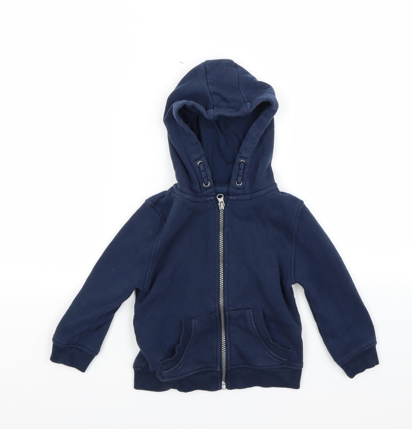 Primark Boys Blue   Full Zip Hoodie Size 3-4 Years