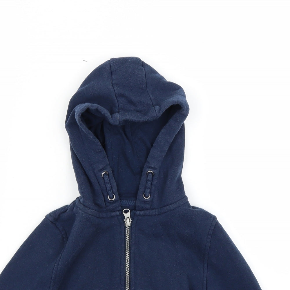 Primark Boys Blue   Full Zip Hoodie Size 3-4 Years