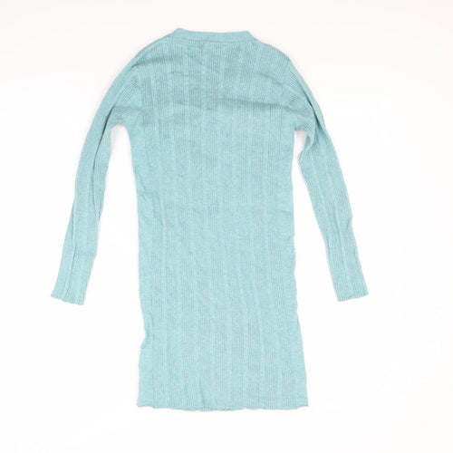 NEXT Girls Green   Jumper Dress  Size 9-10 Years