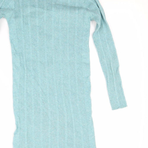 NEXT Girls Green   Jumper Dress  Size 9-10 Years