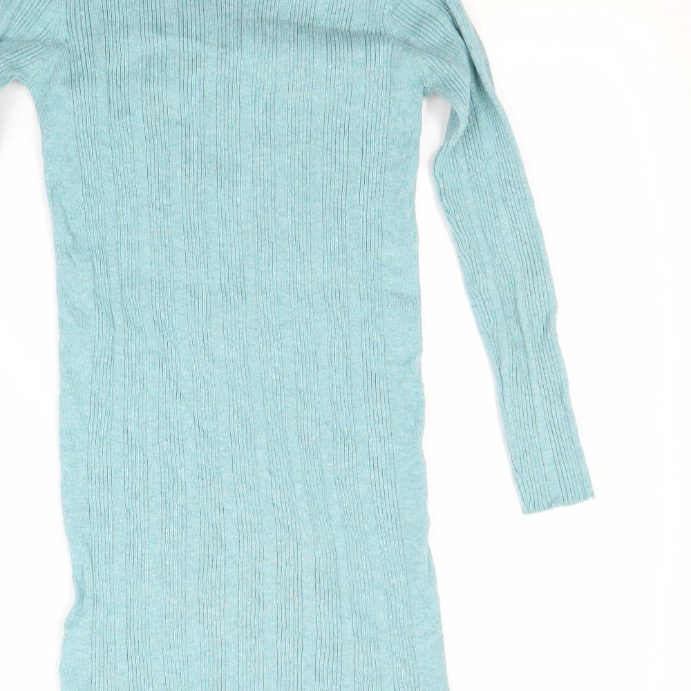 NEXT Girls Green   Jumper Dress  Size 9-10 Years