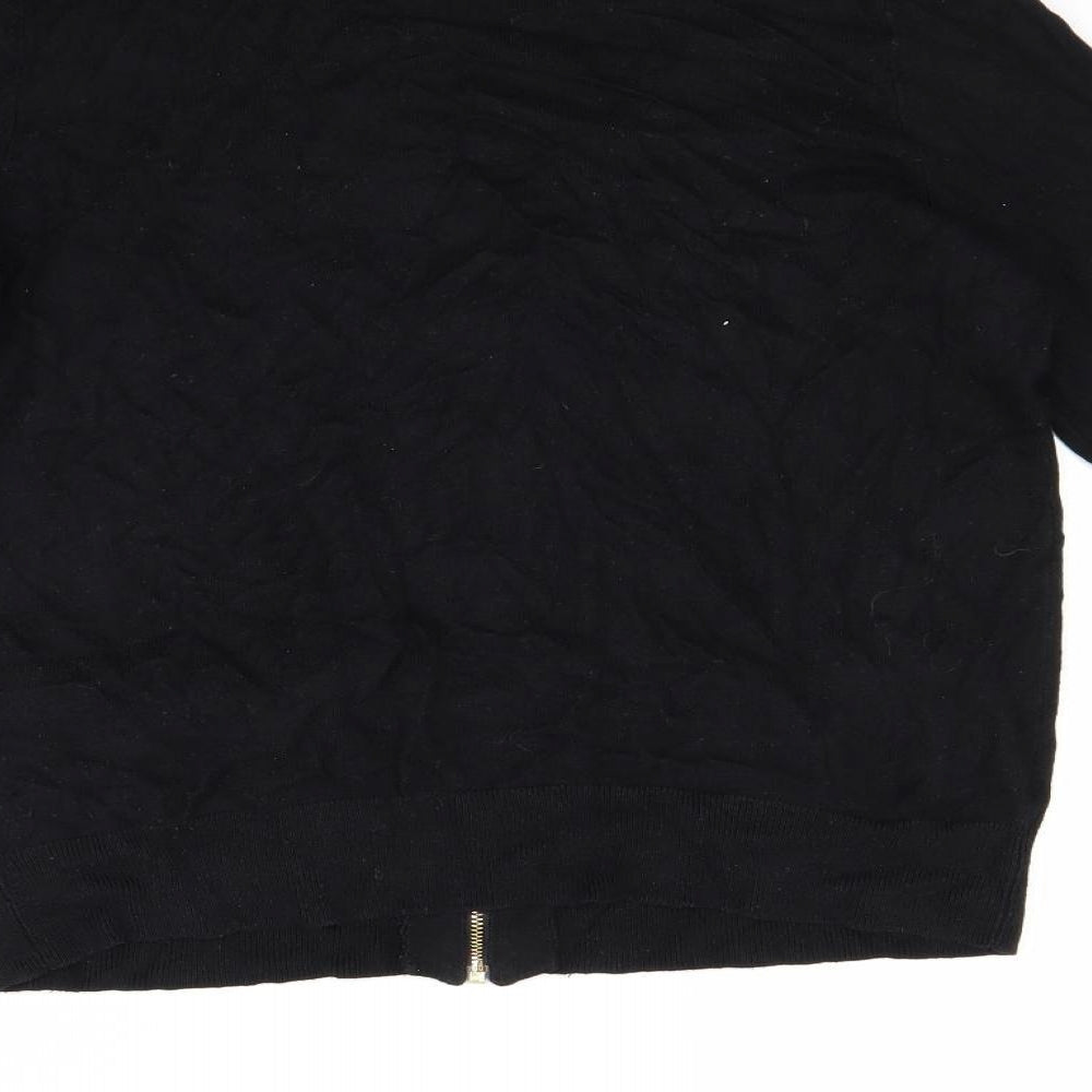 Marks and Spencer Womens Black   Cardigan Jumper Size 16