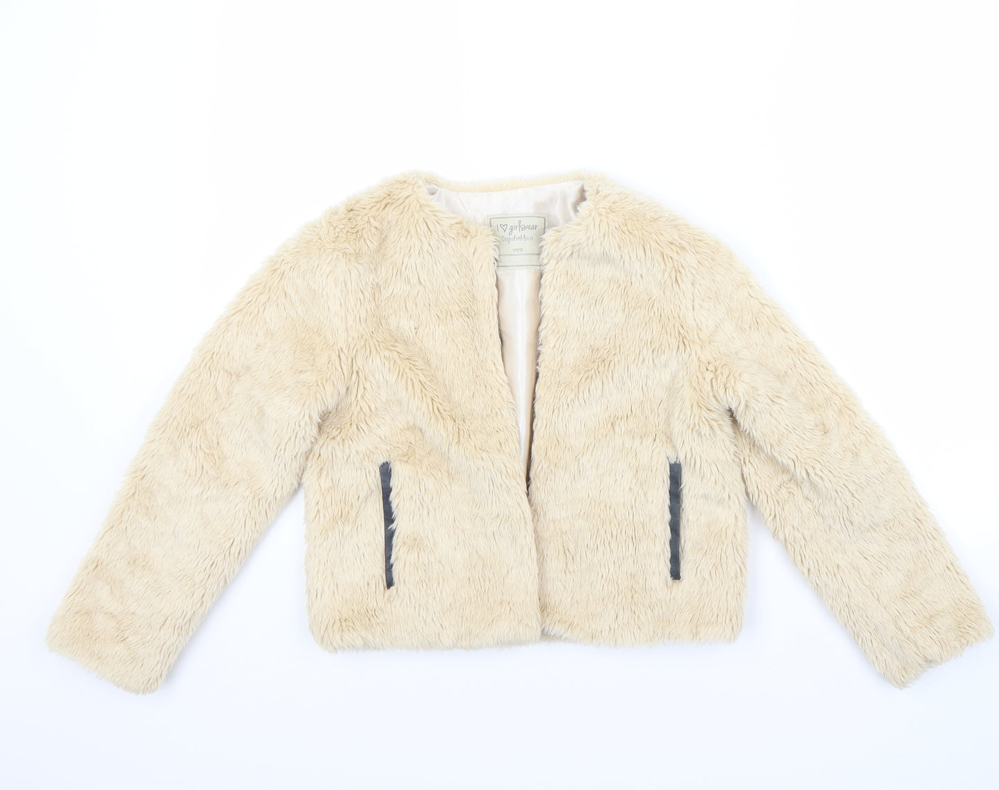 NEXT Girls Beige   Jacket Coat Size 8-9 Years