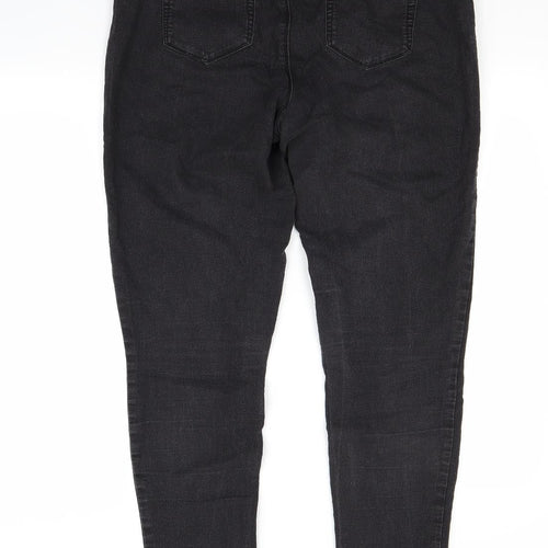 Primark Womens Black  Denim Jegging Jeans Size 16 L29 in