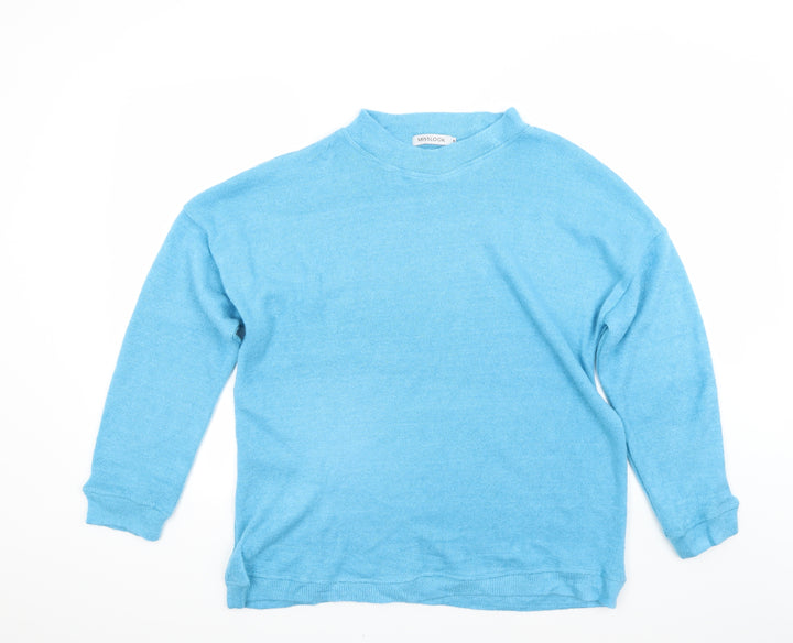 MissLook Womens Blue   Pullover Jumper Size L