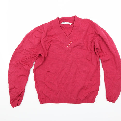 EWA Womens Red   Pullover Jumper Size S