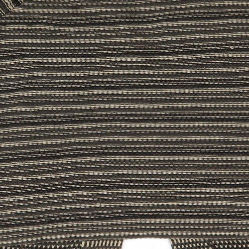 BM Womens Brown Striped  Pullover Jumper Size XL