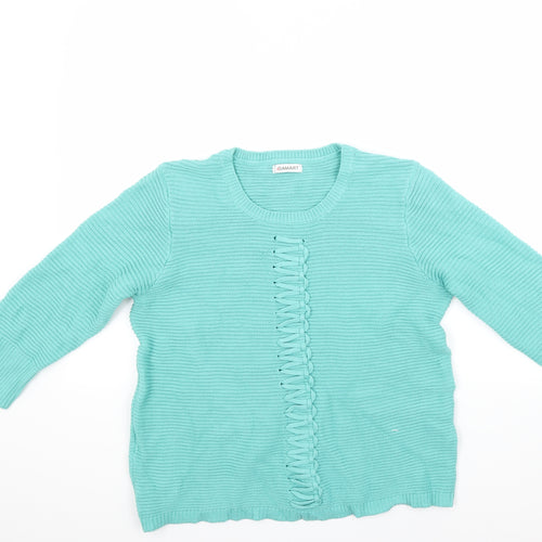Damart Womens Green   Pullover Jumper Size 16