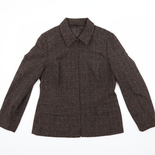 BHS Womens Brown   Jacket Coat Size 12