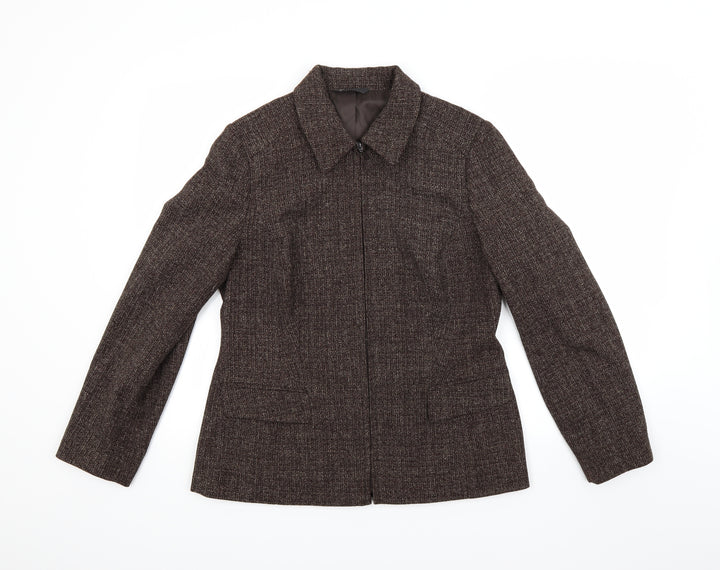 BHS Womens Brown Jacket Coat Size 12