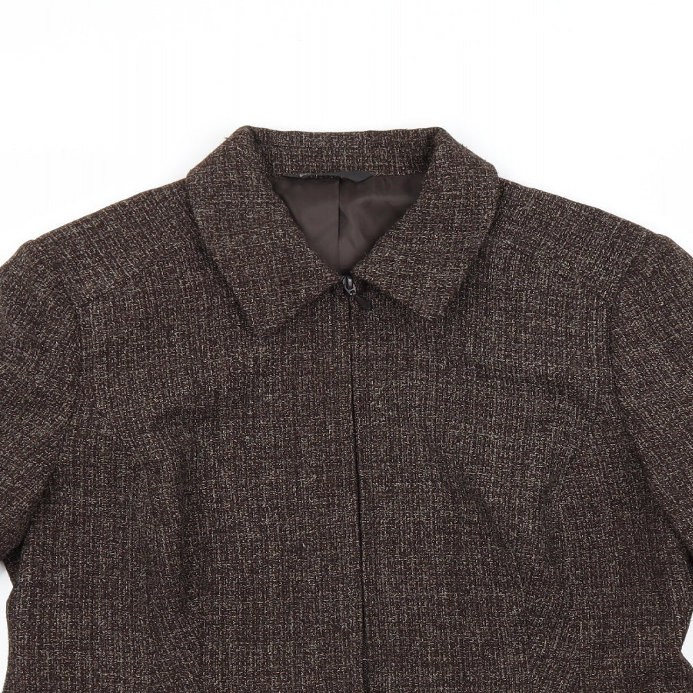 BHS Womens Brown   Jacket Coat Size 12