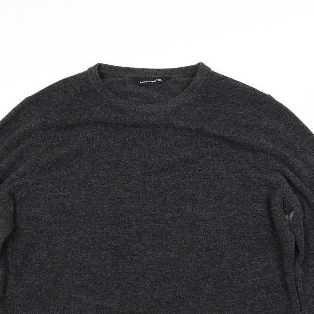 Ceader wood state Mens Grey   Pullover Jumper Size 2XL