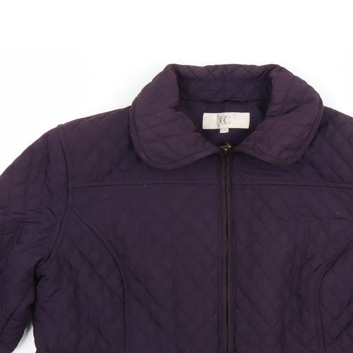 CC Womens Purple   Jacket Coat Size 10