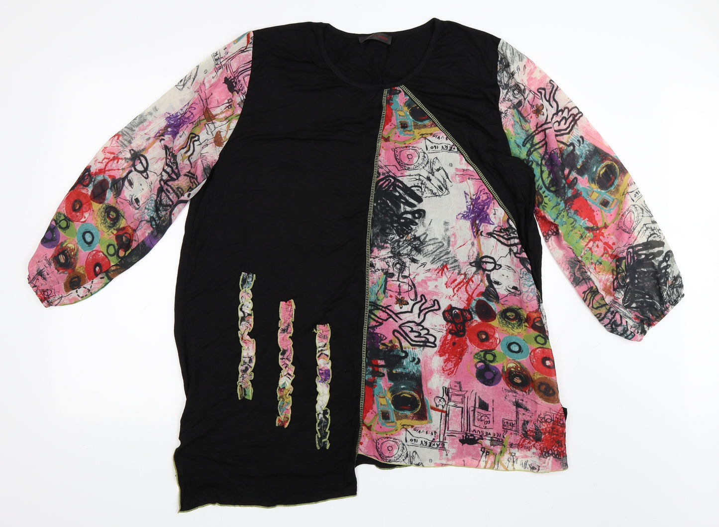 Purple Rose Womens Black   Camisole Blouse Size XL