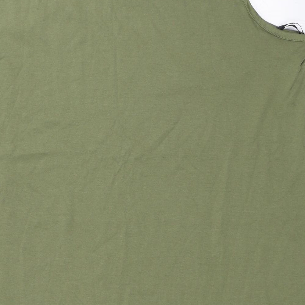 Bon Prix Womens Green Solid  Capri Dress Size 2XL