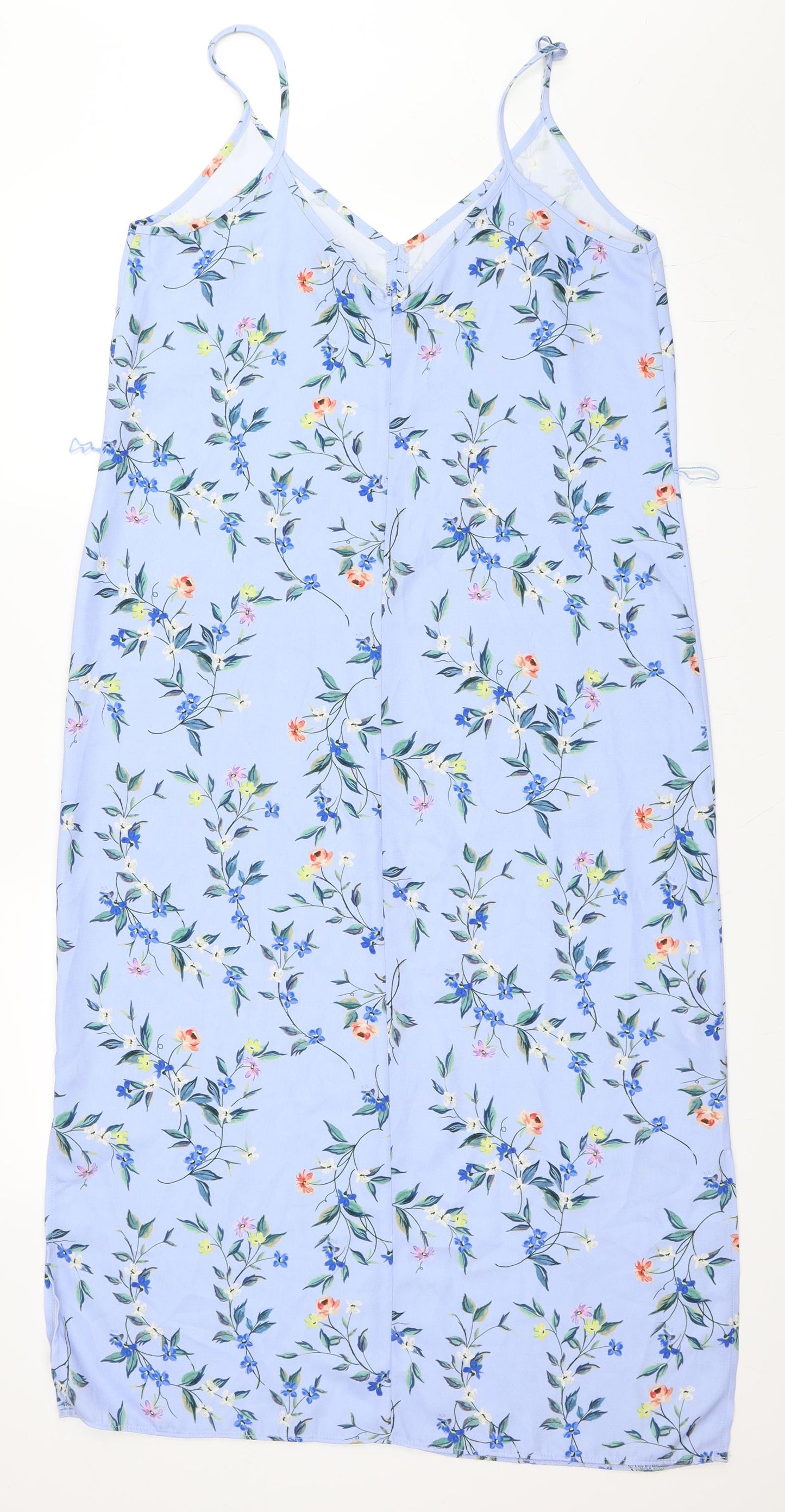Edition Womens Blue Floral  Slip Dress  Size 10